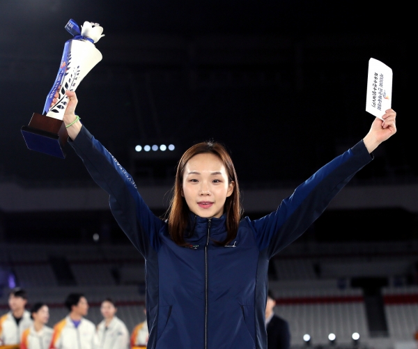 수영의 김서영은 대회 5관왕을 달성하며 내년에 있을 도쿄올림픽에 대한 기대감을 한층 높였다. ⓒ대한체육회