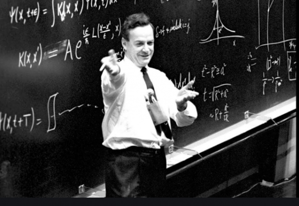 [유튜브 캡처] 양자컴퓨터의 원리는 미국의 물리학자 리처드 파인만이 1982년 처음 제시했다.
