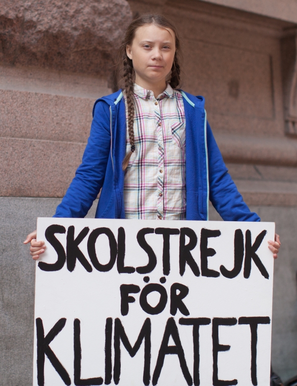 스웨덴의 환경운동가 그레타 툰베리의 ‘기후파업’ 외침은 이제 국경을 넘어 세계 약 139개국에서 참여하는 대규모 운동으로 확산되었다. ⓒAnders Hellberg/Wikimedia Commons